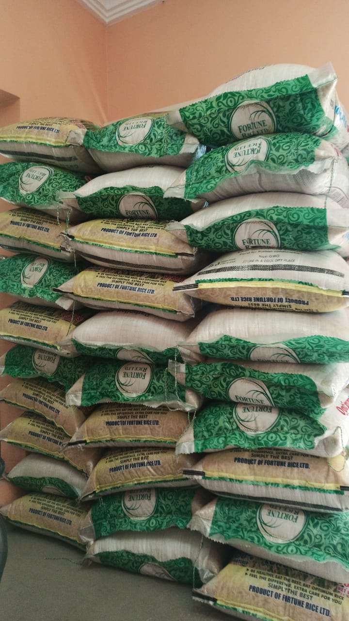Food drive distribution by the Ojemba and Sam Foundation