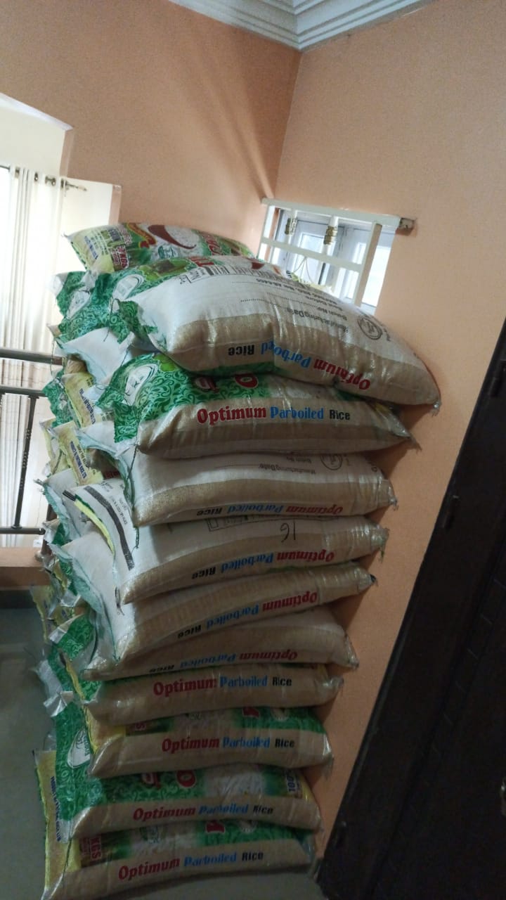 Food drive distribution by the Ojemba and Sam Foundation