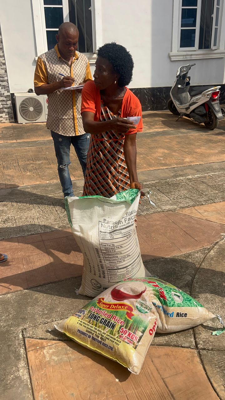 Widow support provided by the Ojemba and Sam Foundation