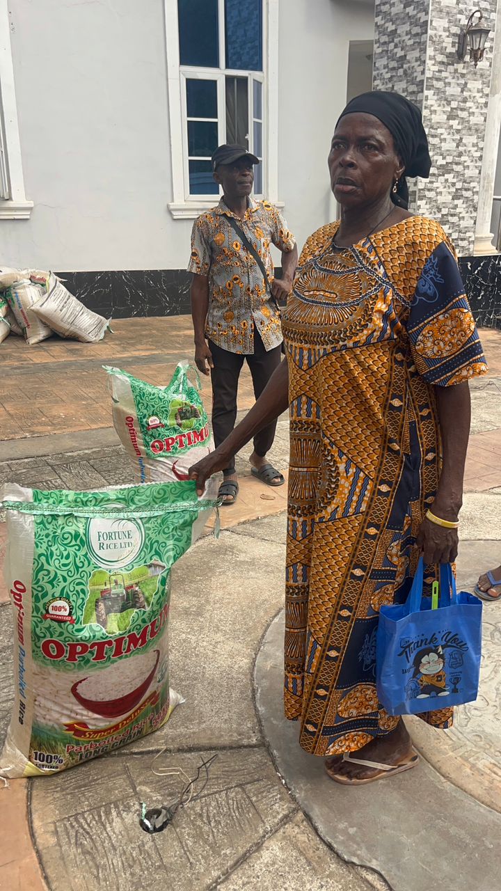 A widow supported by the Ojemba and Sam Foundation