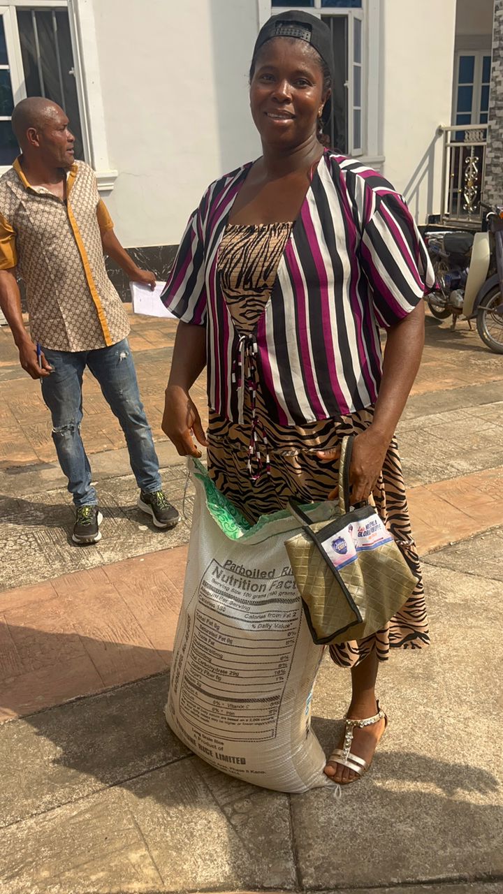 Widow support provided by the Ojemba and Sam Foundation