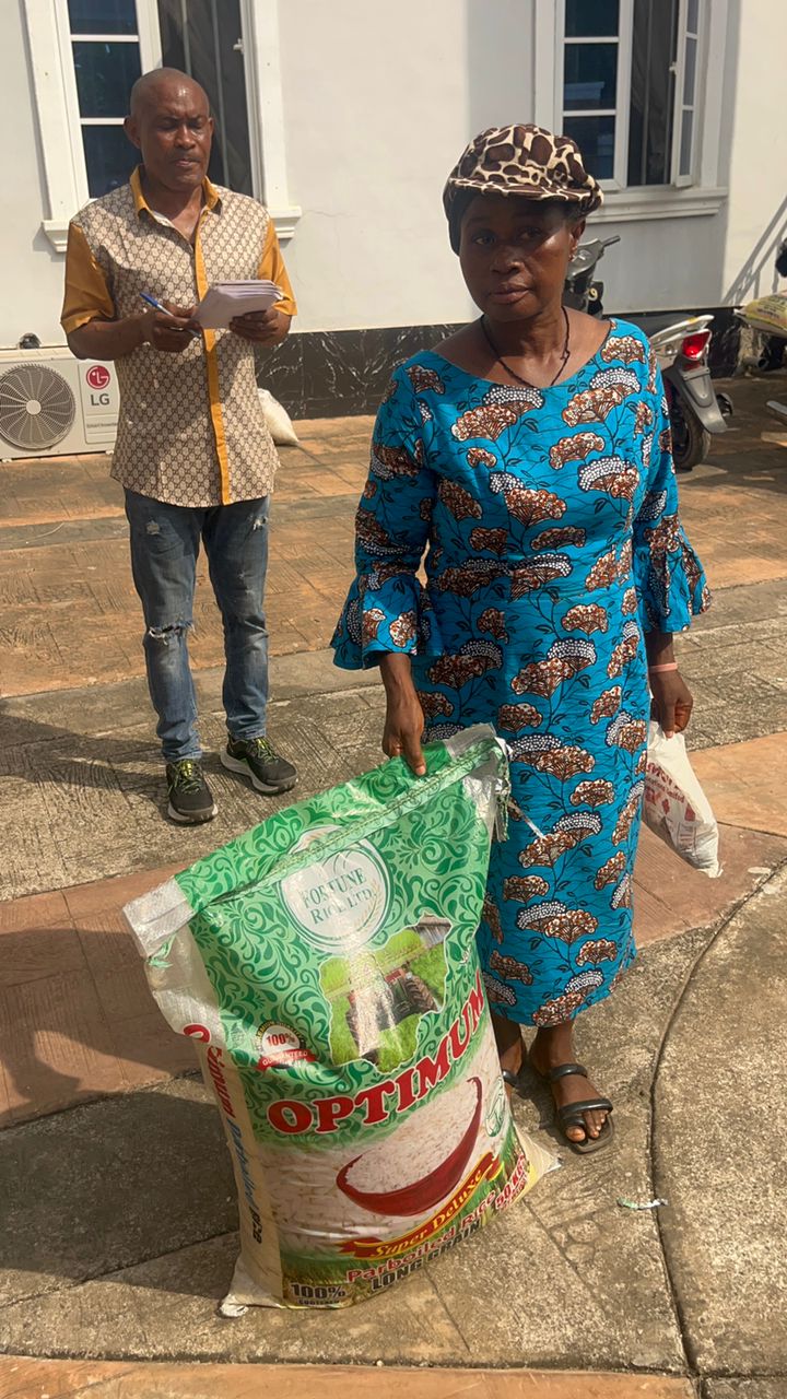 Widow support provided by the Ojemba and Sam Foundation