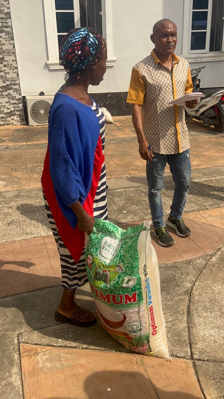 Widow support provided by the Ojemba and Sam Foundation