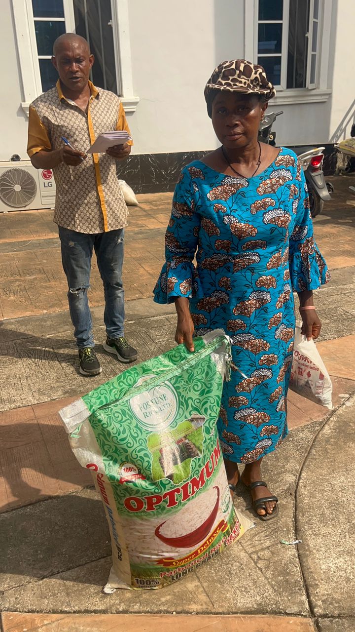 Widow support provided by the Ojemba and Sam Foundation