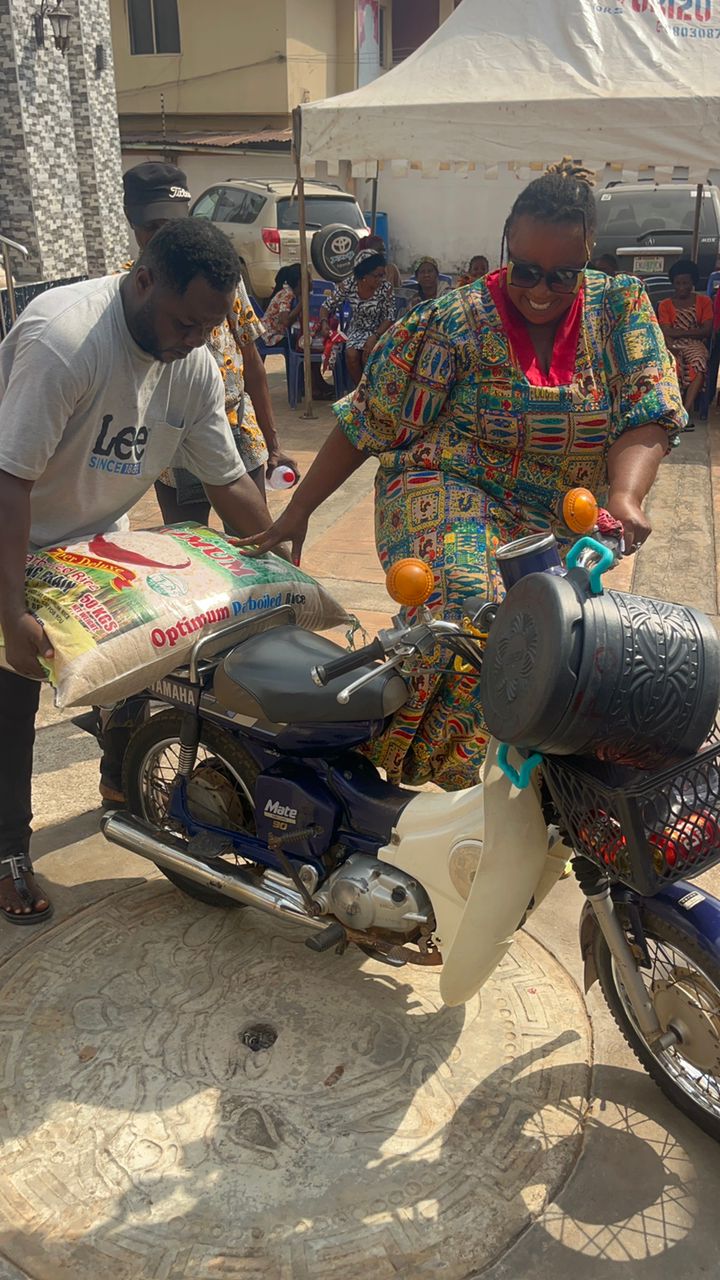 Widow support provided by the Ojemba and Sam Foundation